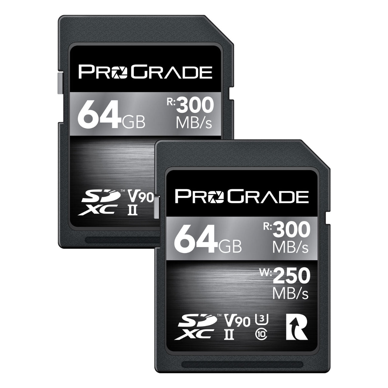 ProGrade Digital SDXC UHS-II V90 300R Memory Card (64GB - 512GB)