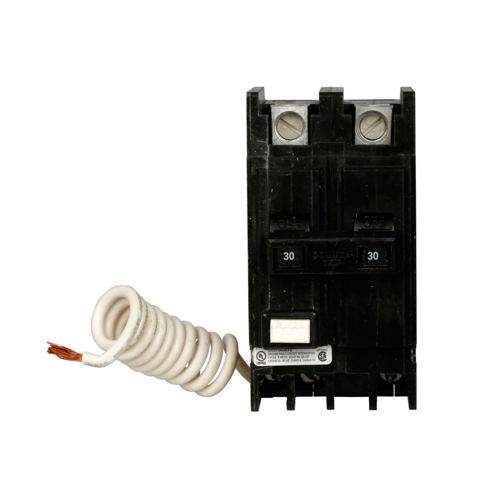QCGF2030 | Eaton Quicklag 30A 2-Pole 120/240V GFCI Molded Case Circuit Breaker