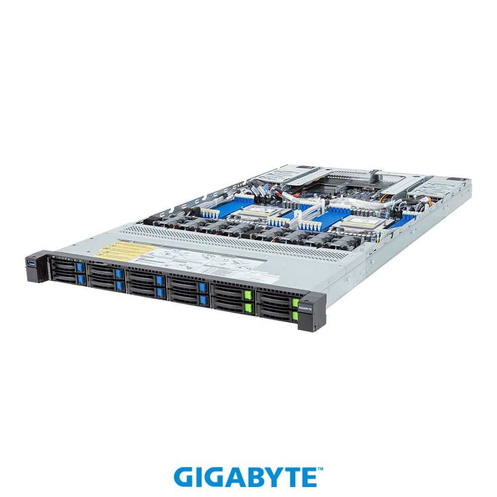 GIGABYTE R183-Z94-AAD2 - 1TB DDR5 RAM & AMD EPYC 9474F