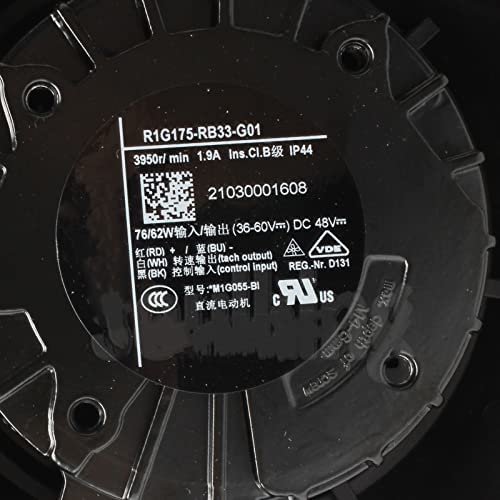 R1G175-RB33-G01 EBMpapst  48V 175mm 1.9A 76W Computer Room air Conditioner Centrifugal Fan