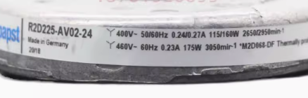 R2D225-AV02-14 ebm papst  Inverter fan 400V