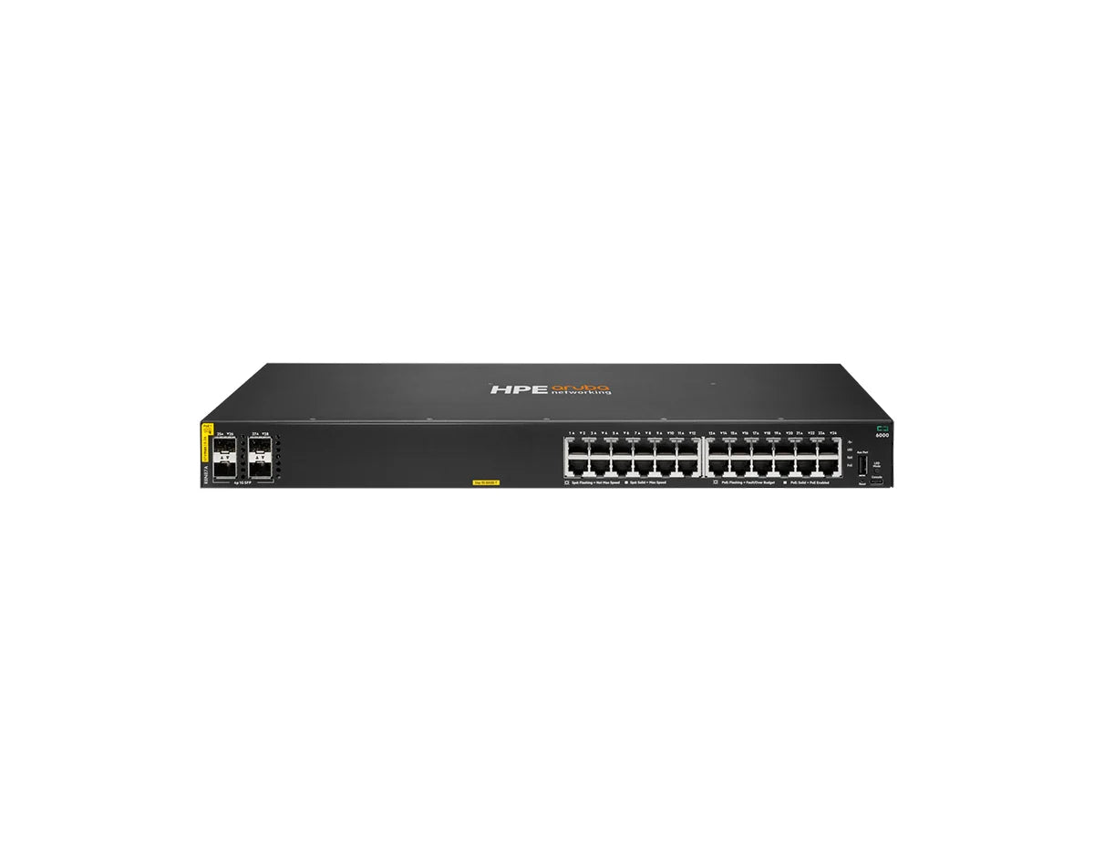 HPE Aruba Networking R8N87A 6000 24G PoE Switch