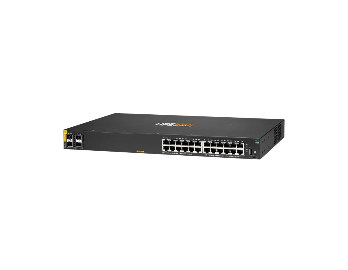 HPE Aruba Networking R8N87A 6000 24G PoE Switch