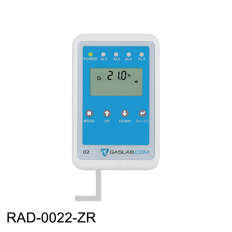 Oxygen Deficiency and Enrichment Safety Alarm with Horn Strobes