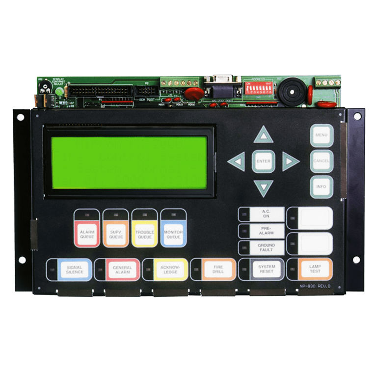 Mircom RAX-LCD Remote Shared Fire Alarm Display