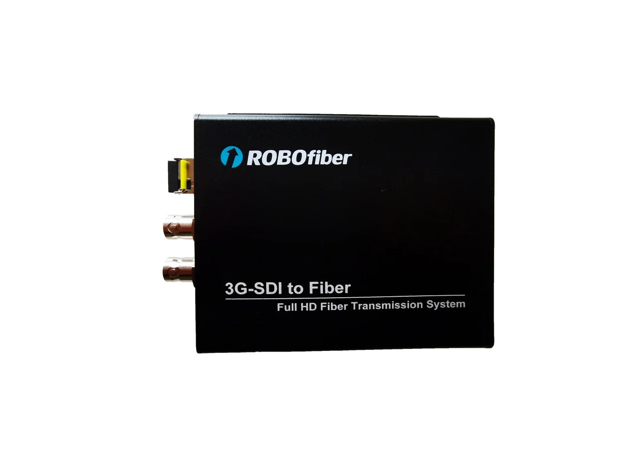 RB-3GSDI-01S-T 3G SDI over SM fiber transmitter single strand, 20Km reach, with RS485 channel transport, SMPTE 424M, Industrial hardened