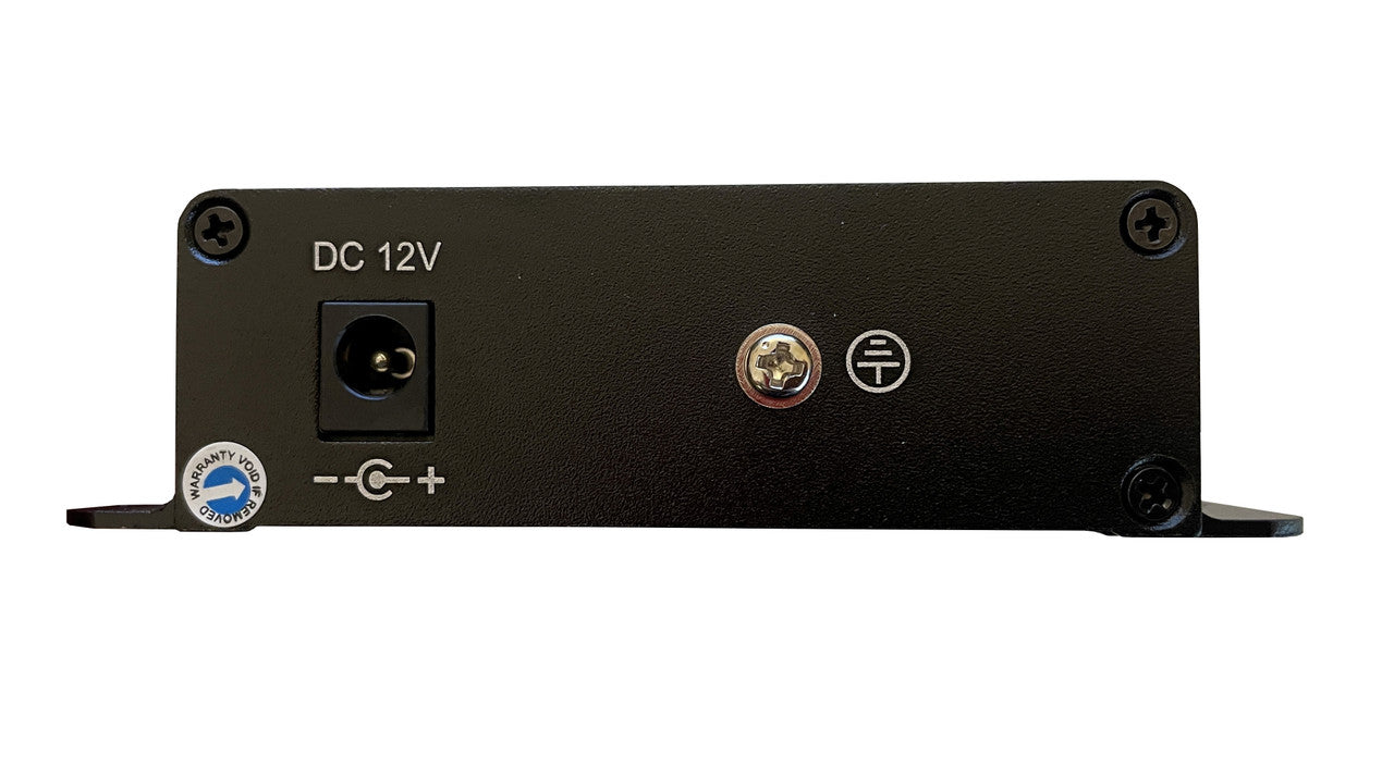 RB-3GSDI-01-R 3G SDI over SM/MM fiber receiver 20Km max reach single strand with RS485 channel transport, SMPTE 424M, Industrial hardened