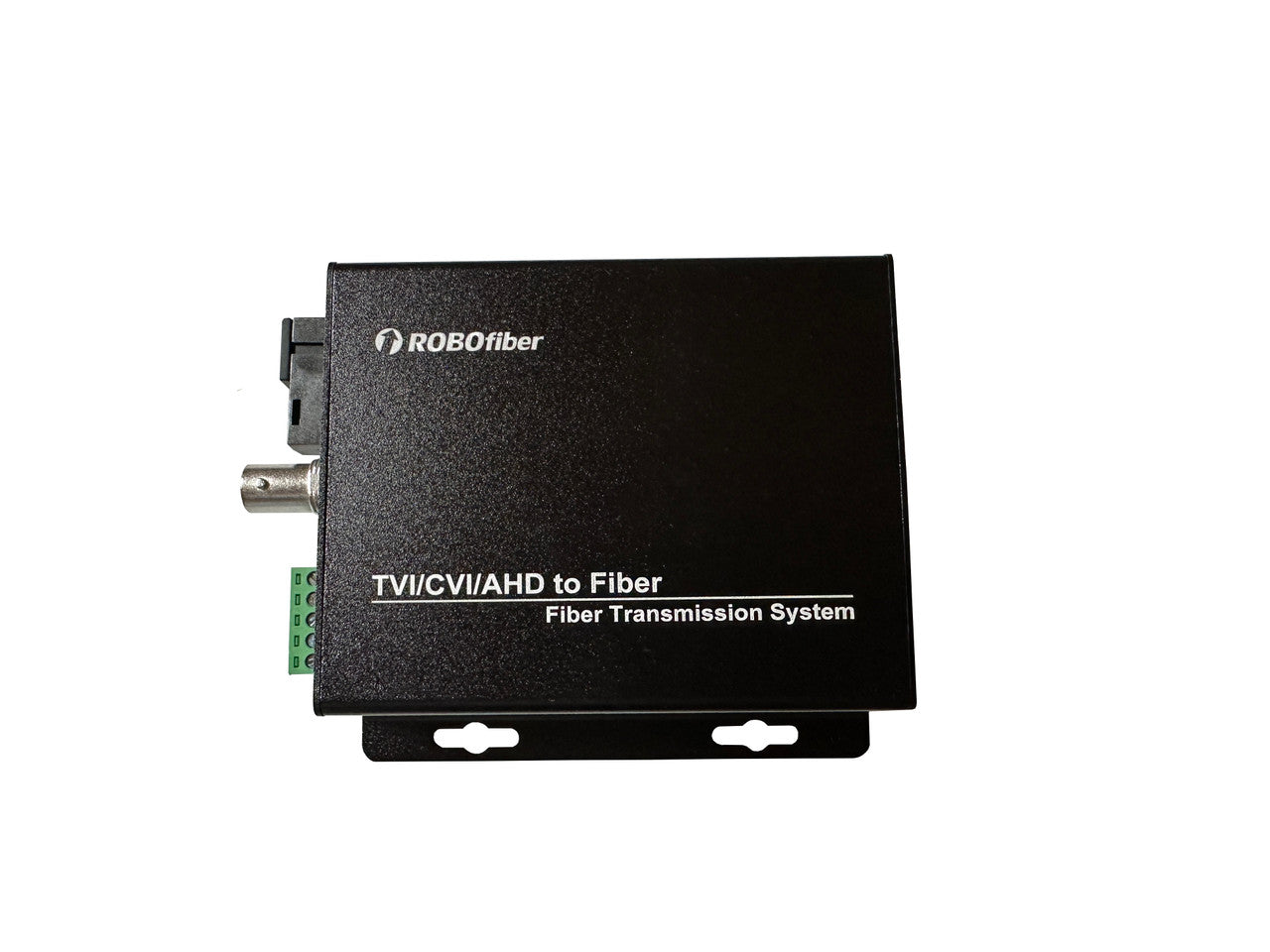 RB-VIDEO-1D1 Fiber optic composite video extender set over MM and SM fiber, single strand BiDi, 20Km reach, with RS485 channel transport (SET OF TWO)