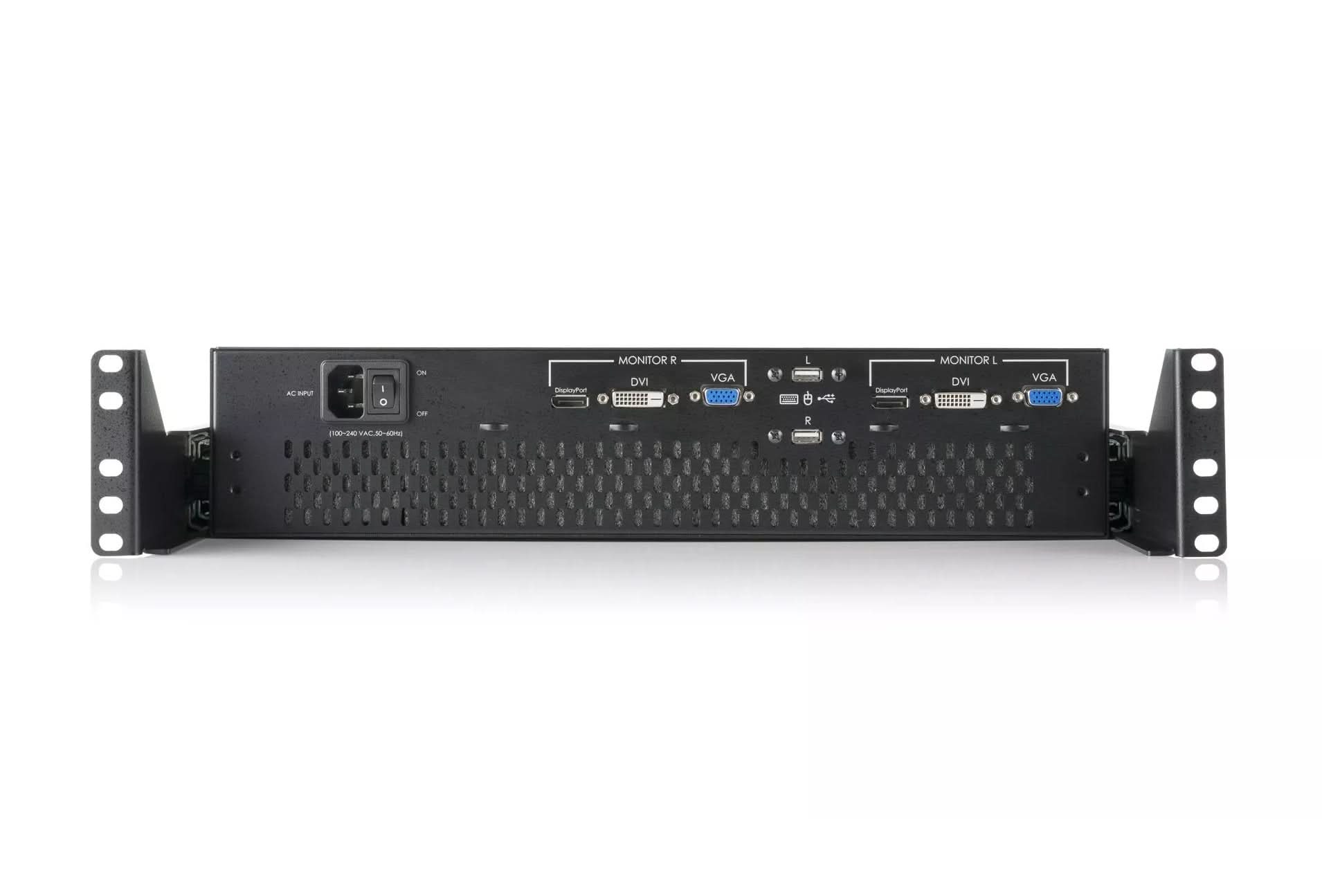 Acme RMDDU190-A190BUS10A1 RMDDU 190 Dual 19" 2U Rackmount KVM Console