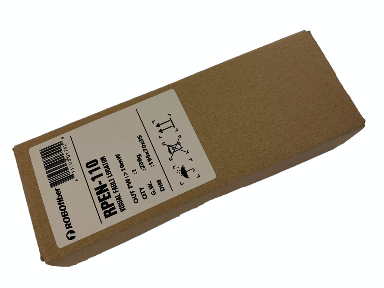RPEN-110 - Visual Fault Locator pen, red light 650nm, 10mW up to 10Km tracing, for 2.50mm ferrules (SC, ST or FC), metal body