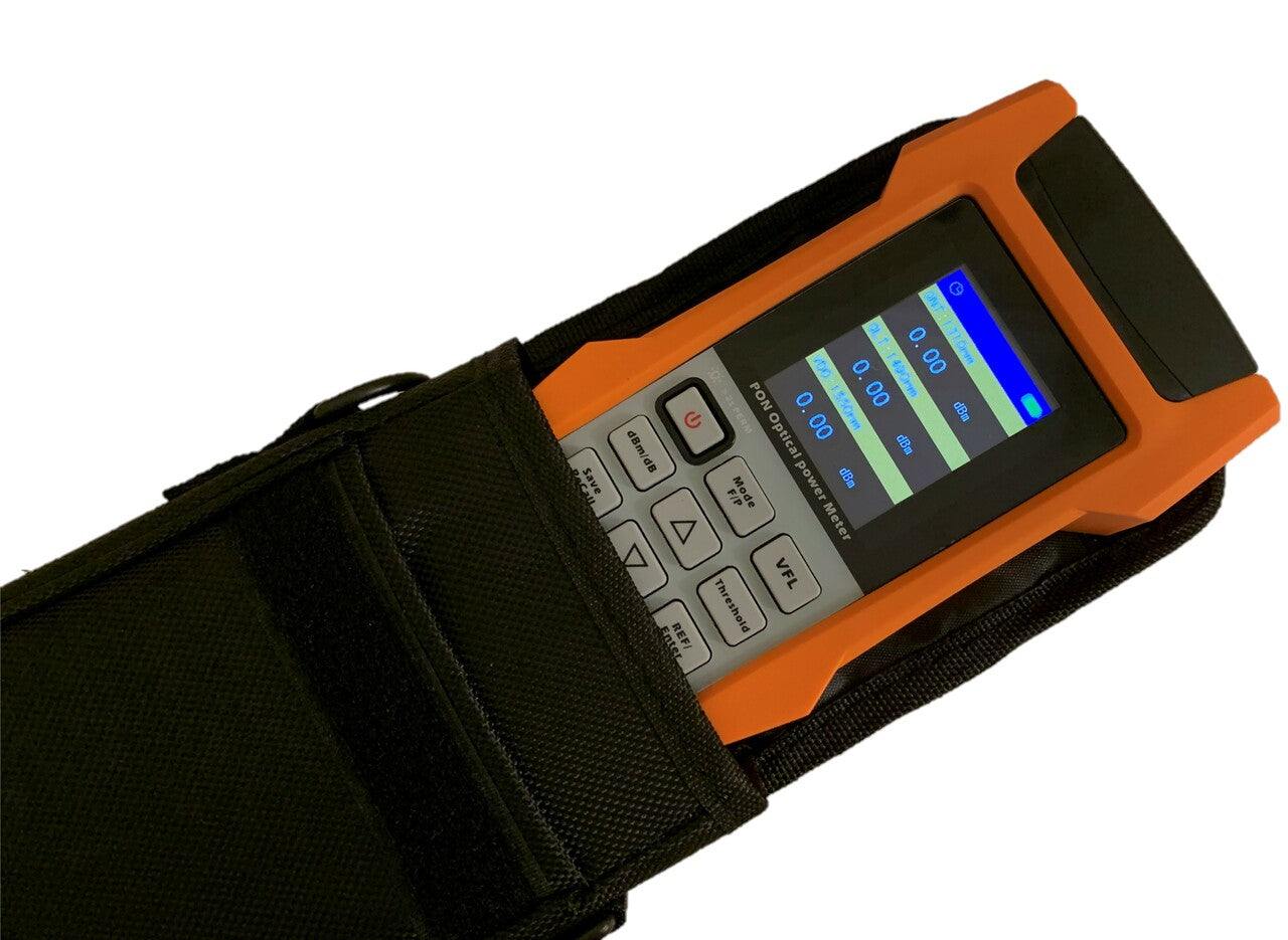 RPONPM-600 - PON Optical Power Meter for ONU and OLT measuring with internal storage memory and USB connectivity