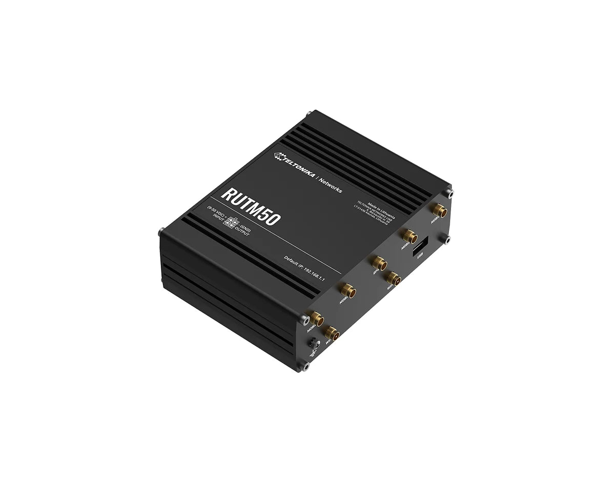 Teltonika Model RUTM50 Cellular 5G Router (RUTM50000000)