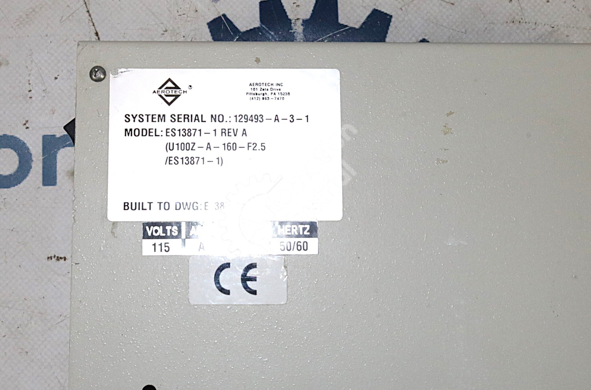 ES13871-1 By AeroTech Unidex 100 Multitasking Motion Controller