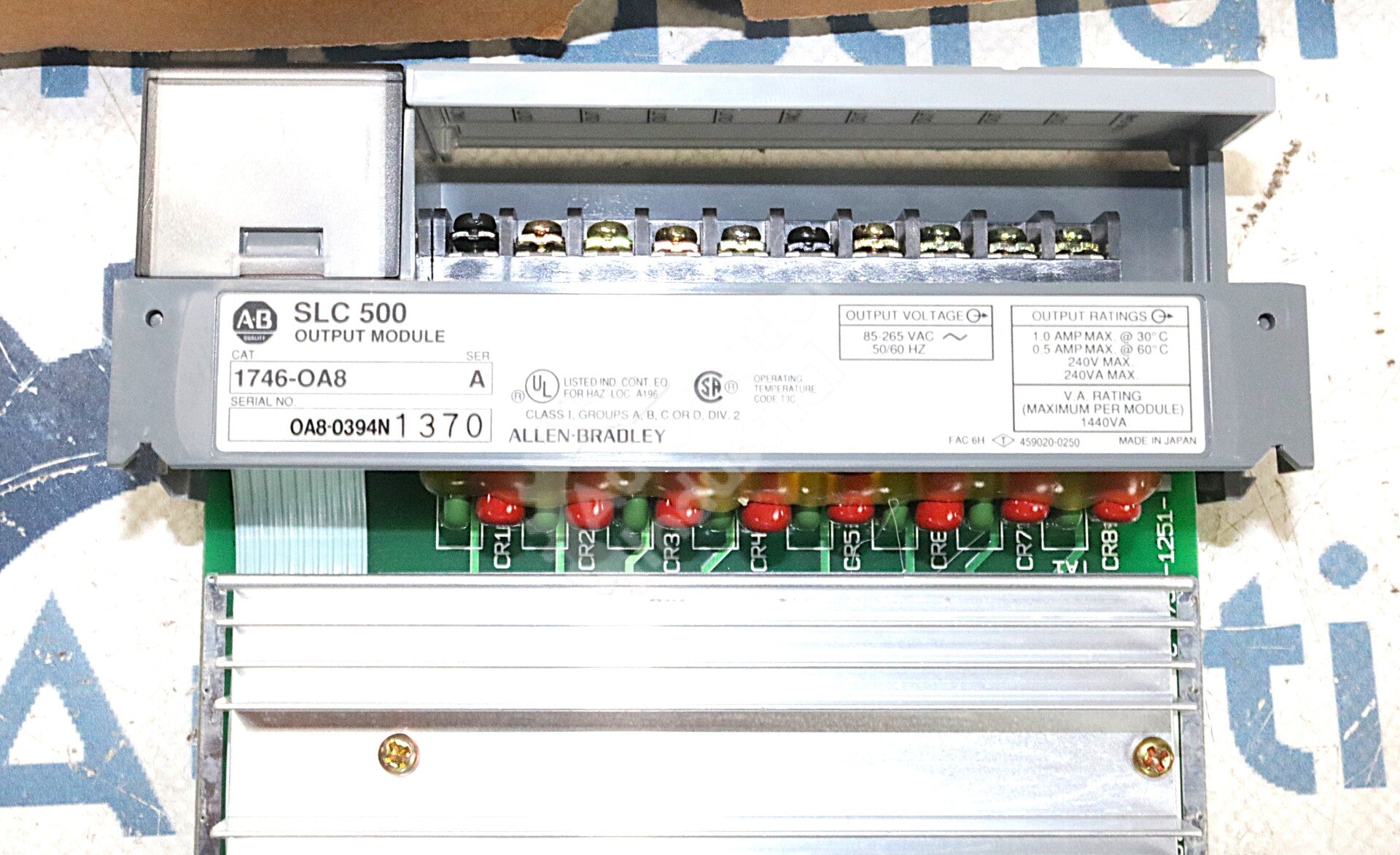 1746-OA8 By Allen Bradley 85-132VAC 50/60Hz 8 Digital AC Points Output Module