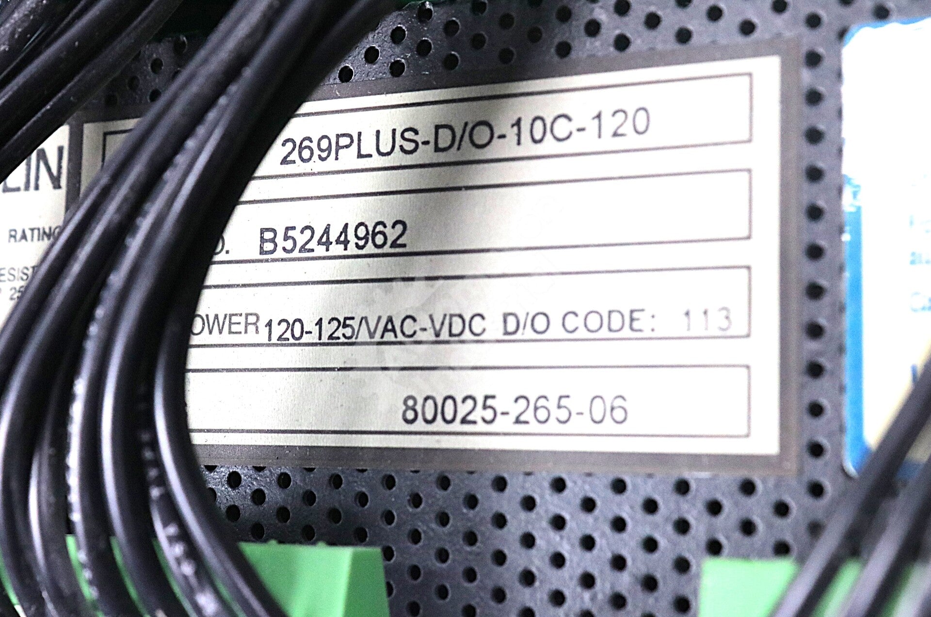 269PLUS-D/O-10C-120 By GE Multilin 120-125VAC Motor Management Relay