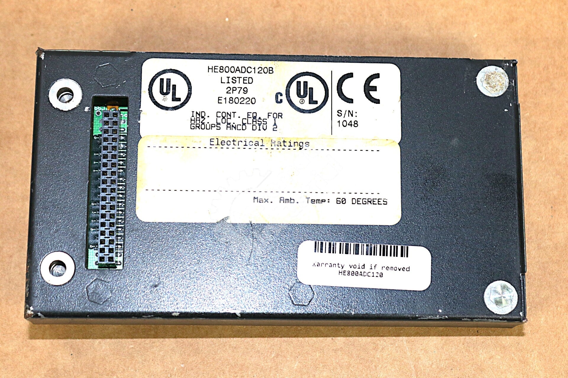 HE800ADC120 By Horner Electric HE800ADC120B 4 Channel Analog Current Input