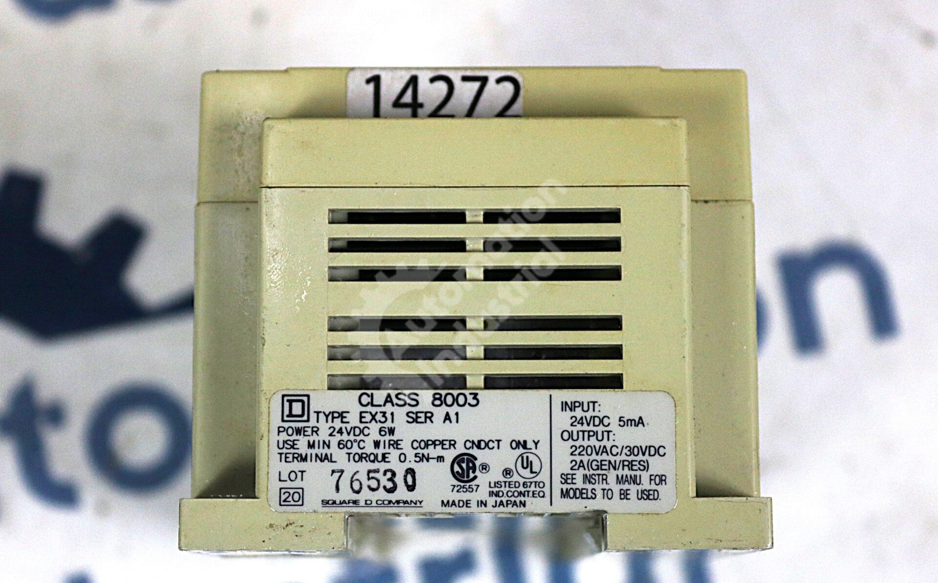 EX31 By Square D Sy/Max Class 8003 24VDC Micro Controller Expansion Unit