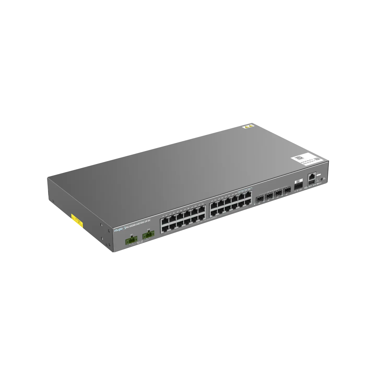 Ruijie RG-IS5200-24GT4XS-UP-DC Industrial 24-Port PoE+ Switch 4×10G Uplinks