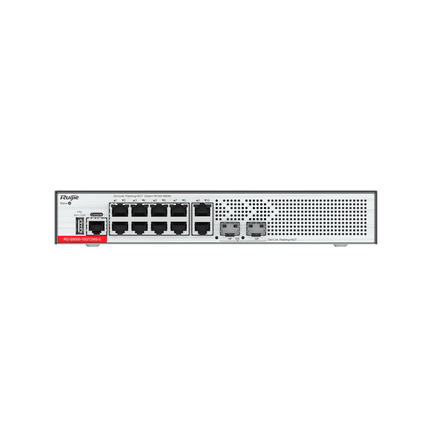 Ruijie RG-S5000-10GT2MS-E 10×1G & 2×2.5G SFP Layer 2+ Switch