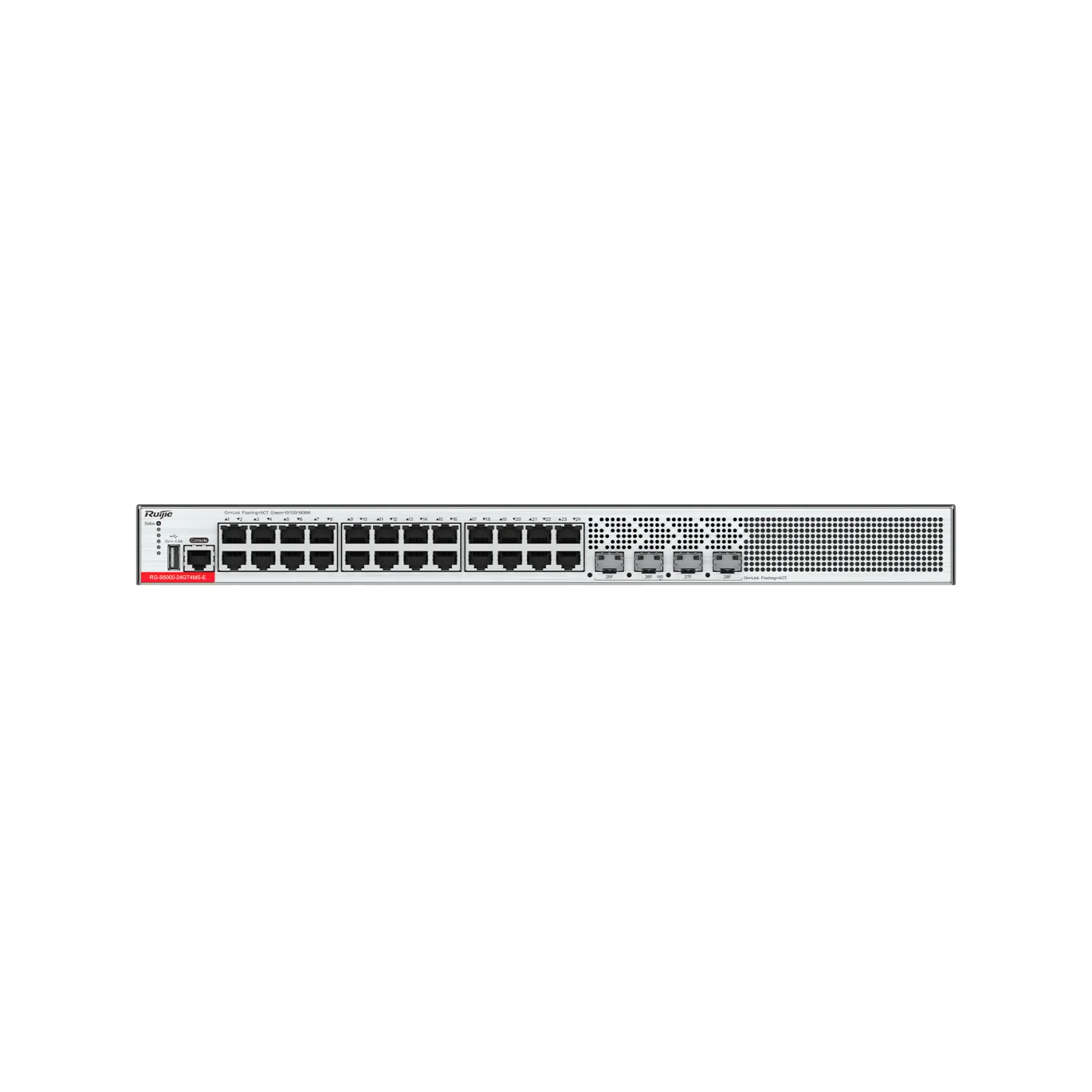 Ruijie RG-S5000-24GT4MS-E 24×1G & 4×2.5G SFP Layer 2+ Switch