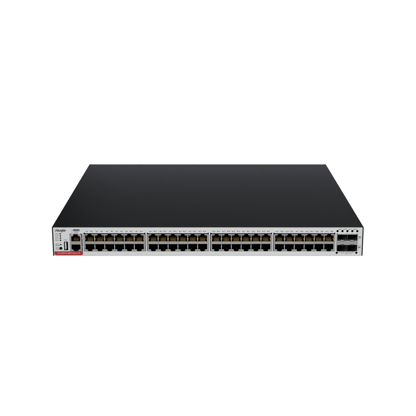 Ruijie RG-S5310-48GT4XS-P-E 48×1G PoE+ & 4×10G SFP+ Layer 3 Switch