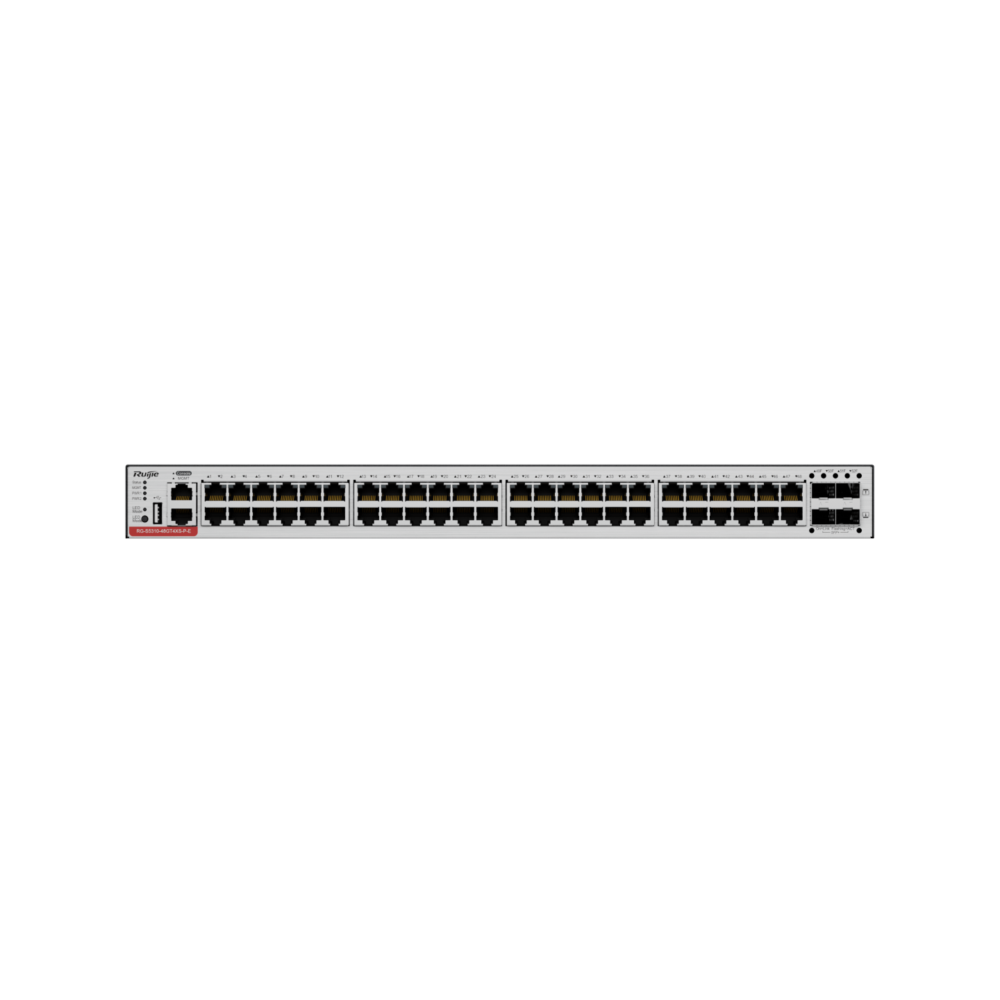 Ruijie RG-S5310-48GT4XS-P-E 48×1G PoE+ & 4×10G SFP+ Layer 3 Switch