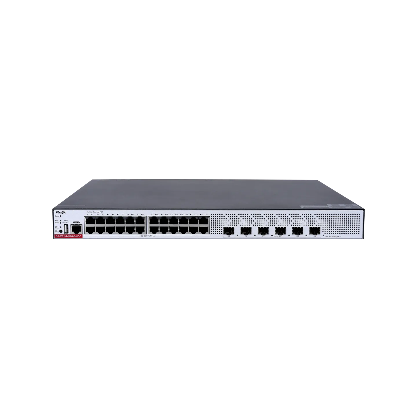 Ruijie RG-S5315-24MG6XS-UP-E 24×2.5G PoE+ & 6×10G SFP+ Uplink Switch