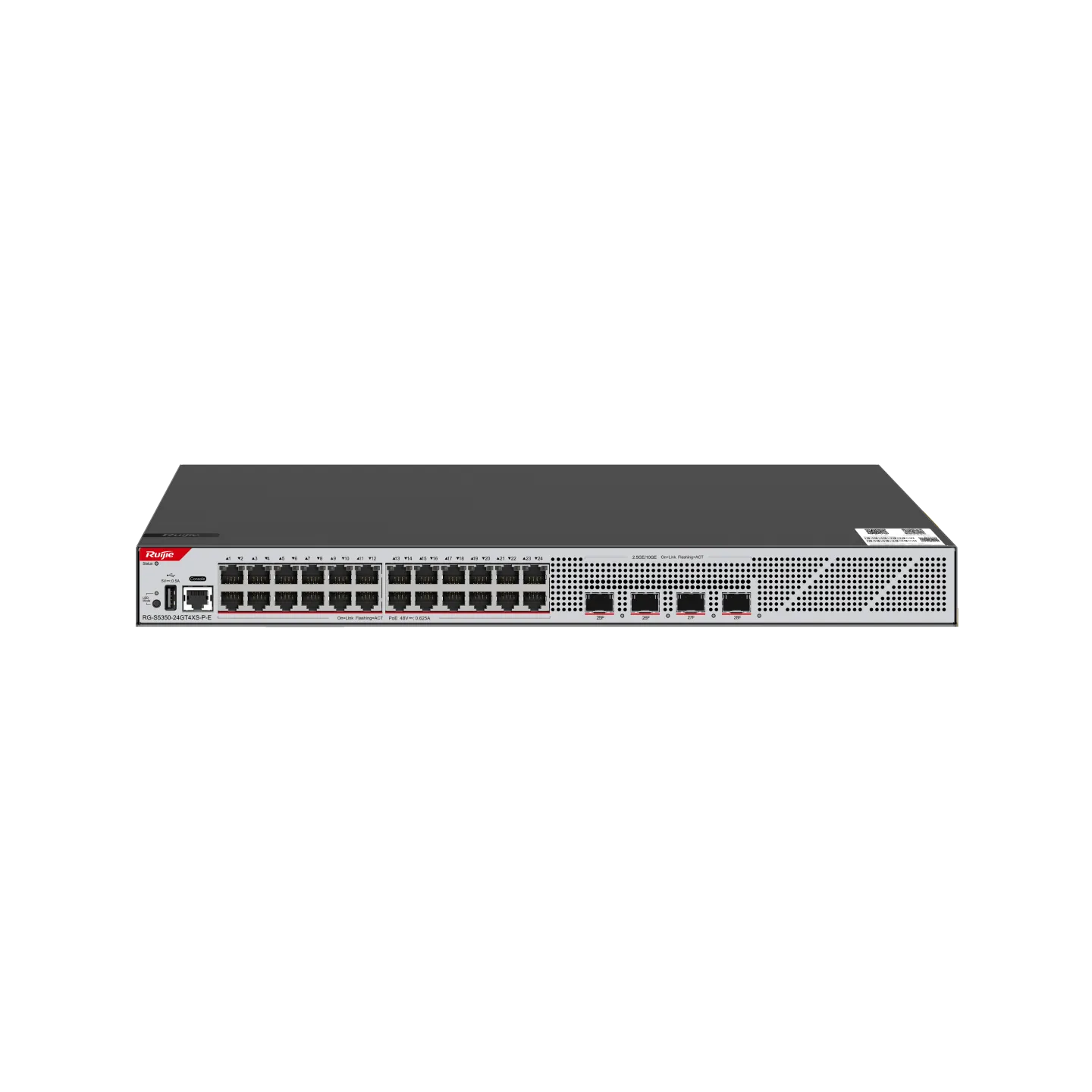 Ruijie RG-S5350-24GT4XS-P-E 24×Gigabit PoE+ & 4×10G SFP+ L2+ Switch