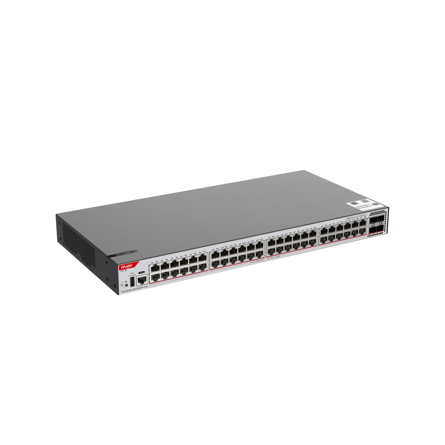 Ruijie RG-S5350-48GT4SFP-P-E 48×Gigabit PoE+ & 4×1G SFP L2+ Switch