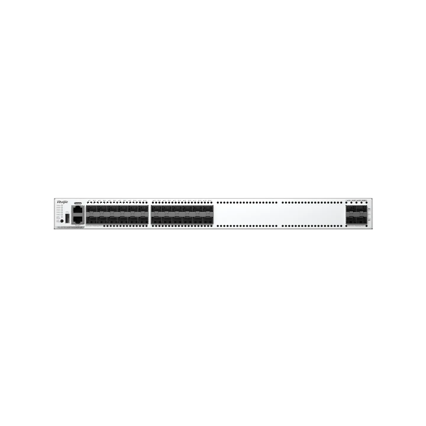 Ruijie RG-S5750-24SFP4XS24DP-UP 24×1G SFP & 4×10G SFP+ PoF Switch