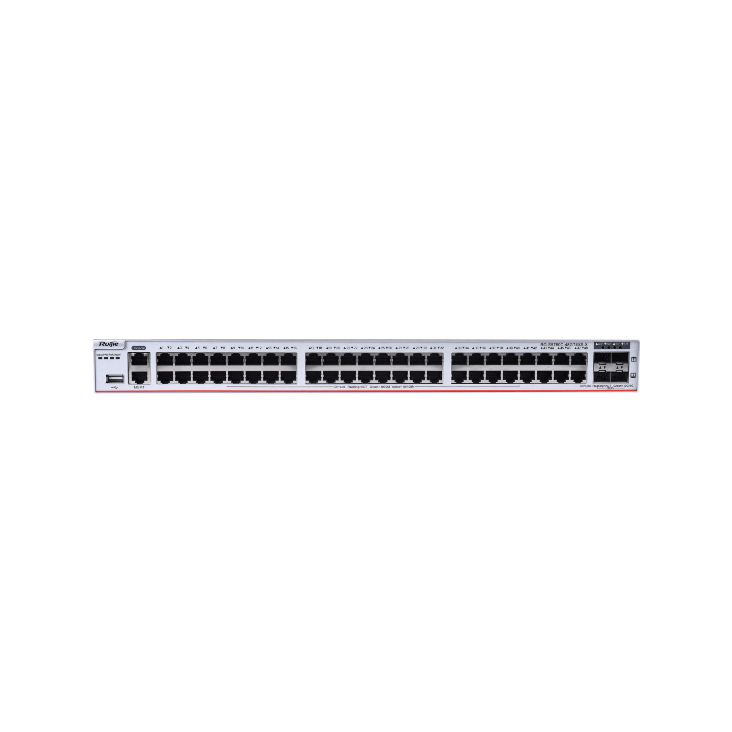 Ruijie RG-S5760C-48GT4XS-X 48×GE & 4×10G SFP+ Switch