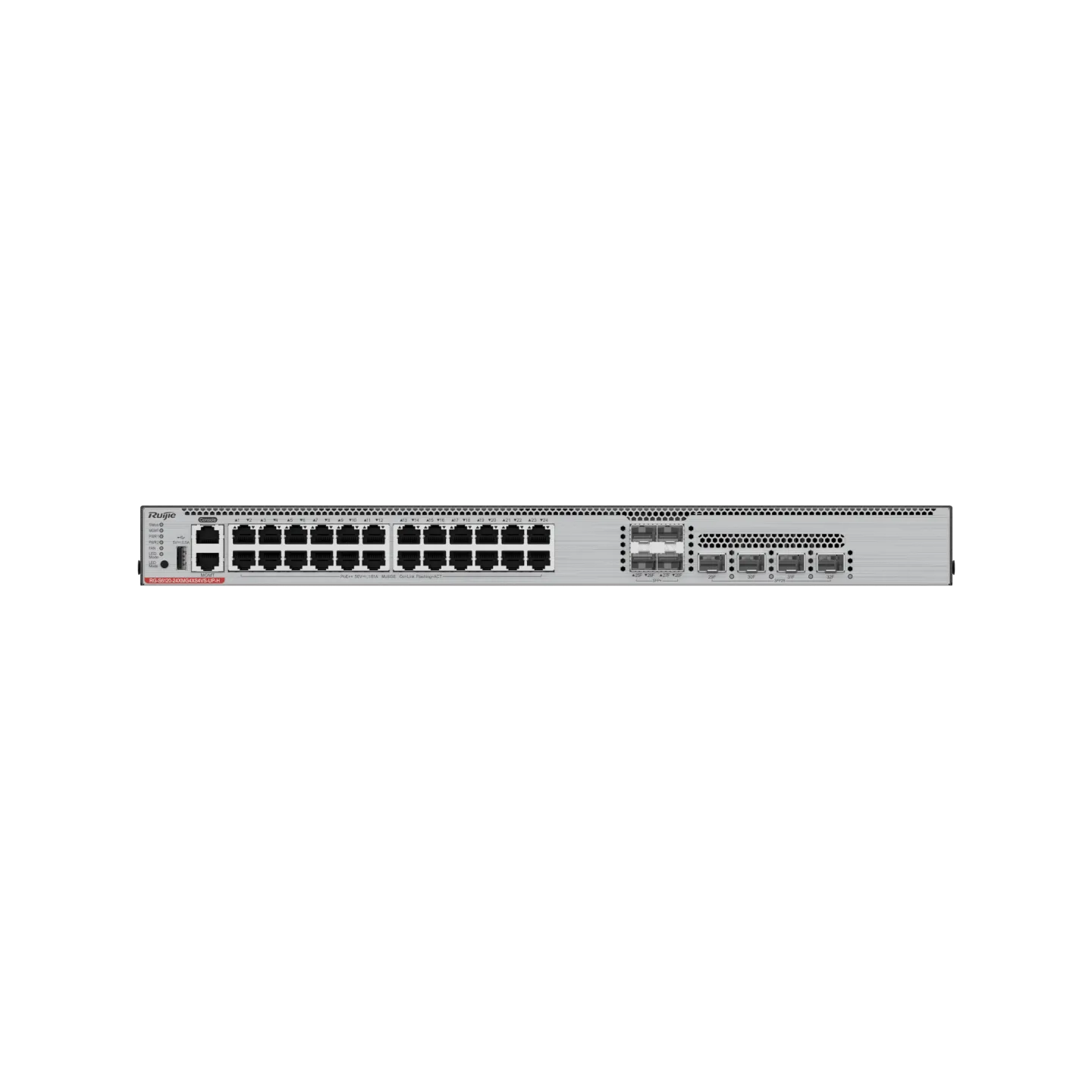 Ruijie RG-S6120-24XMG4XS4VS-UP-H 24×Multi-GE PoE++, 4×10G+4×25G