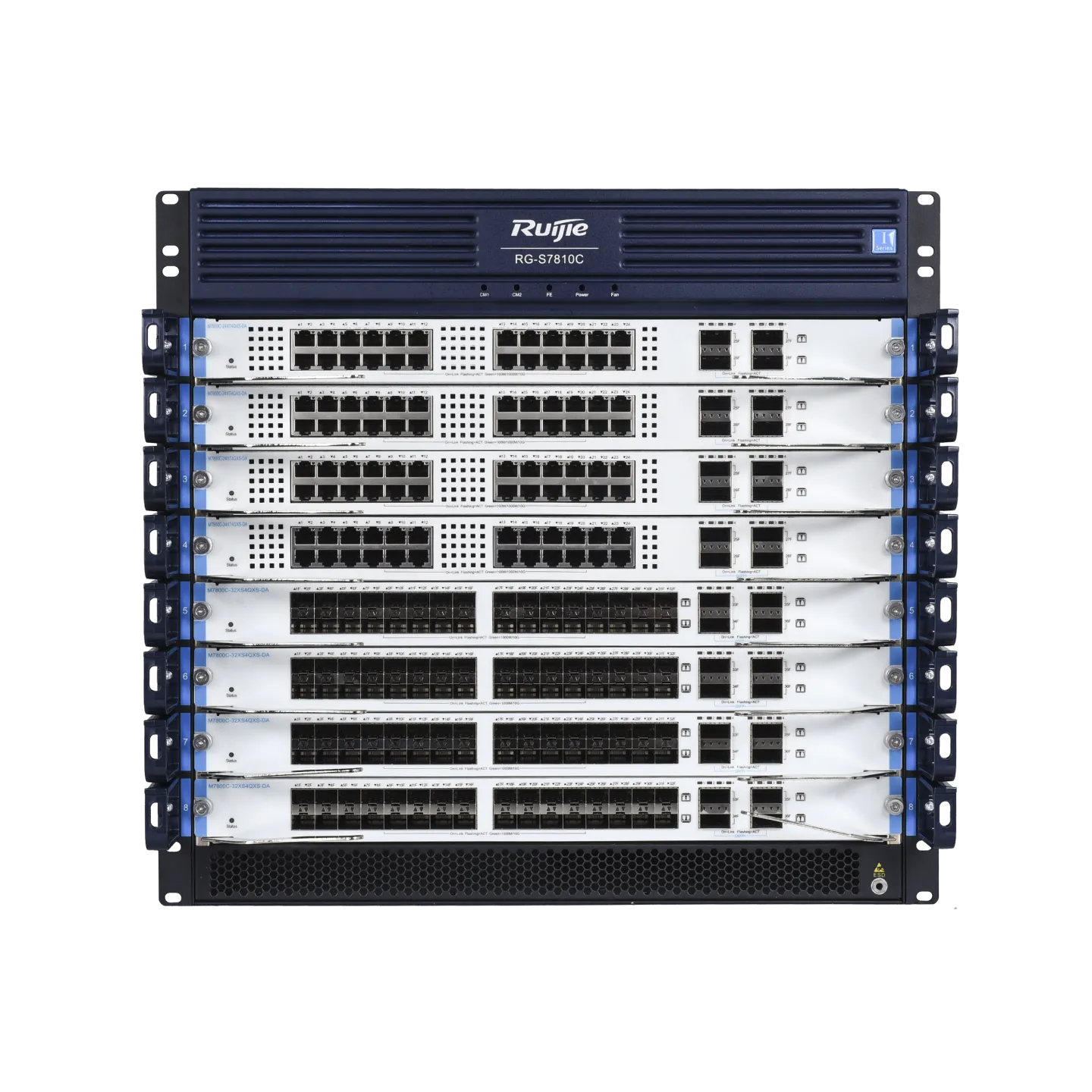 Ruijie RG-S7810C 10-Slot 16Tbps Modular Campus Core Switch(Chassis)
