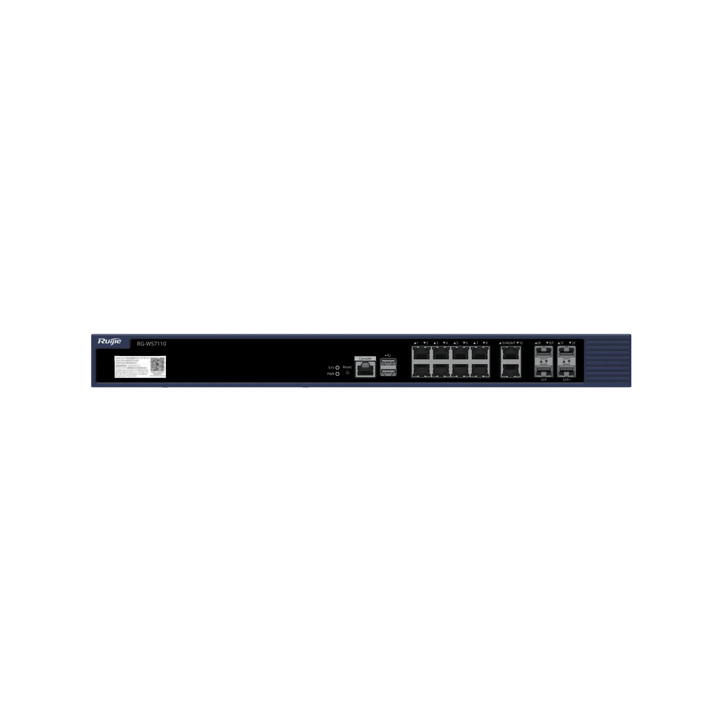 Ruijie RG-WS7110 Wireless Access Controller, 10 Gbps, L2/L3, Visualized Mgmt