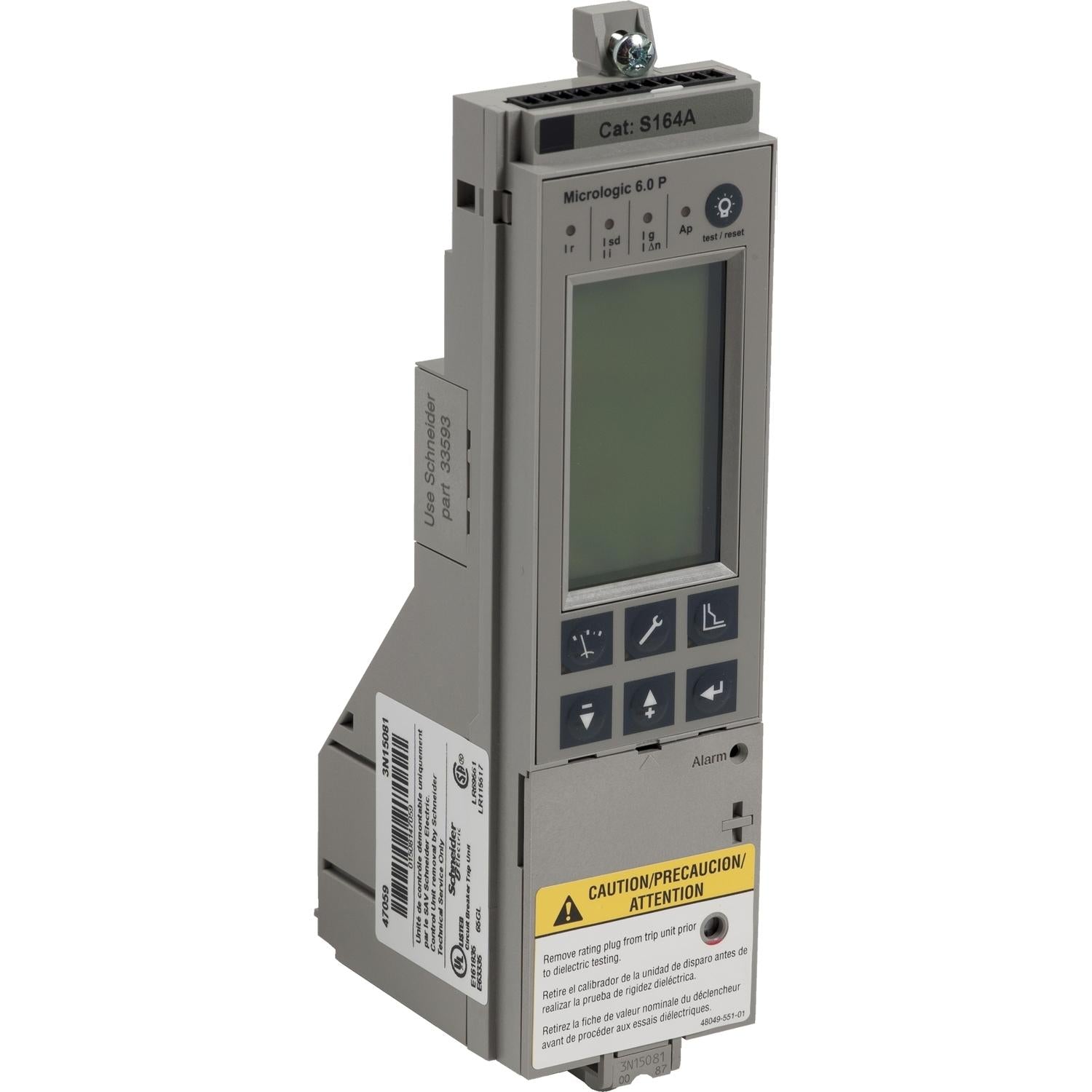 S164A | Schneider Electric Micrologic LSIG Electronic Trip Unit for Square D Breakers