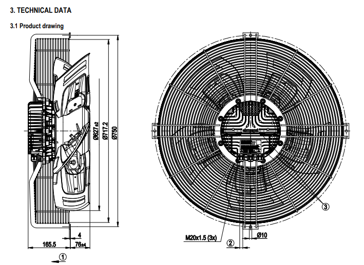 S3G630-AS21-01 ebm papst  fan