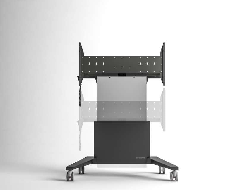 Salamander Designs Mobile Stand-XL, Electric Lift - Graphite and Gray