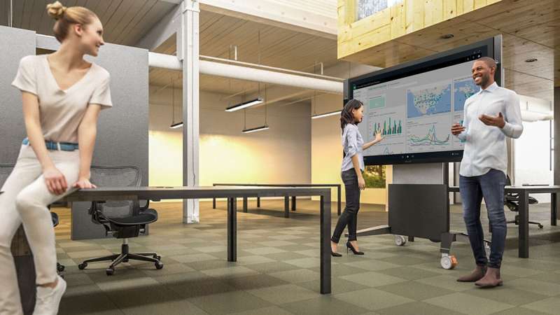 Salamander Designs Mobile Stand-XL, Electric Lift - Graphite and Gray