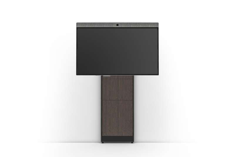 Salamander Designs Strut 170, Single Mount, Wenge Oak Front, Black Trim