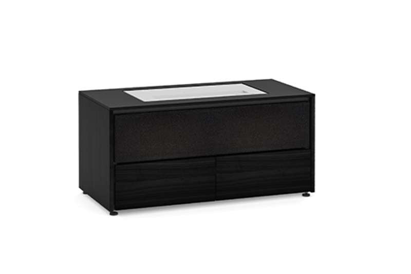 Salamander Designs Black Oak Veneer Cabinet for LG Projectors
