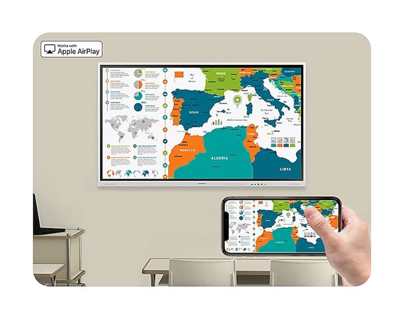 Samsung Flip Pro WM55B 55" 4K UHD Interactive Display