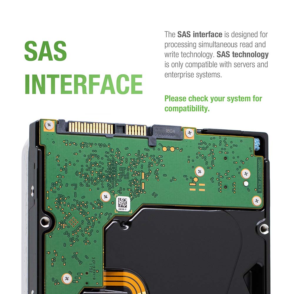 Seagate Exos 7E8 ST2000NM0135 2TB 7.2K RPM SAS 12Gb/s 512e 128MB 3.5" Manufacturer Recertified HDD