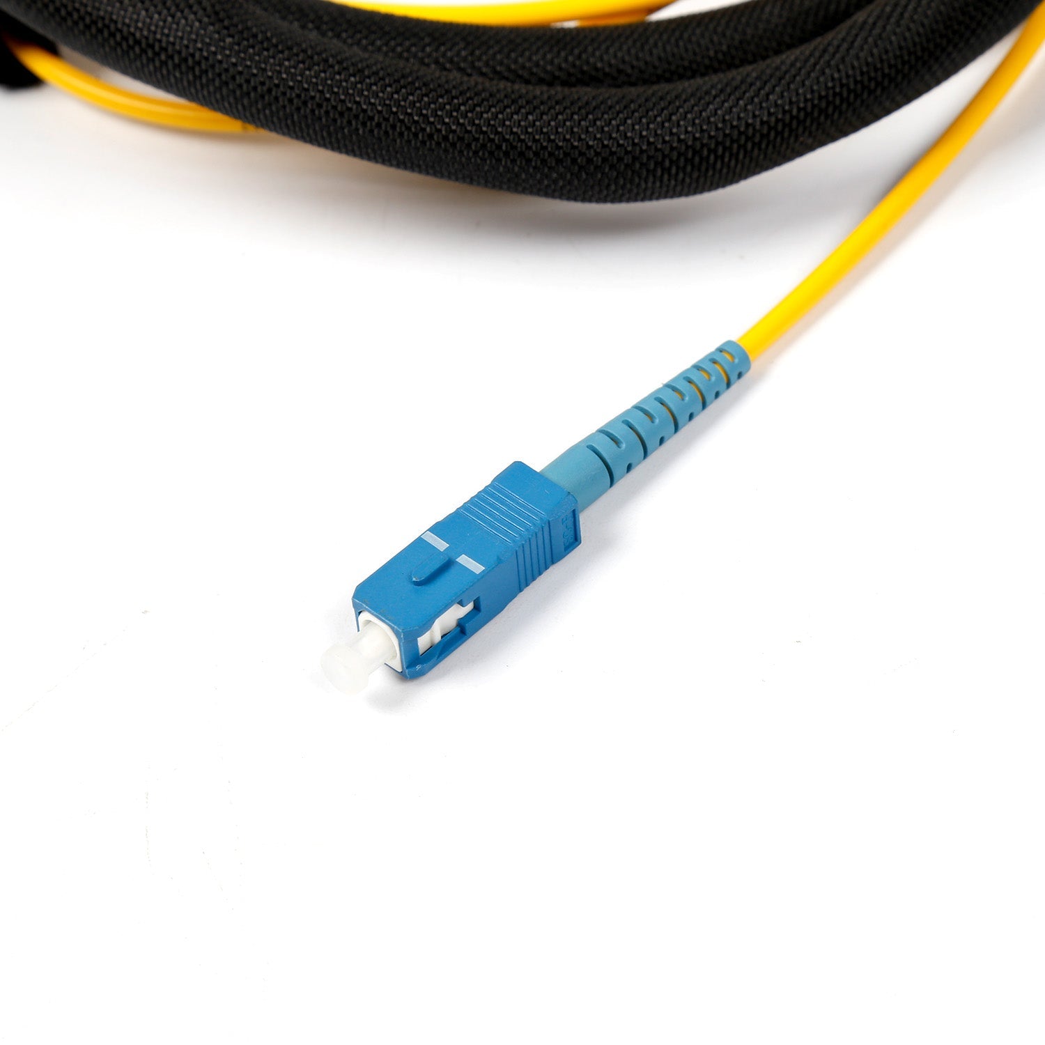 NSComm SC APC to FC APC Simplex Single Mode Fiber Patch Cable, 2.0mm OFNR