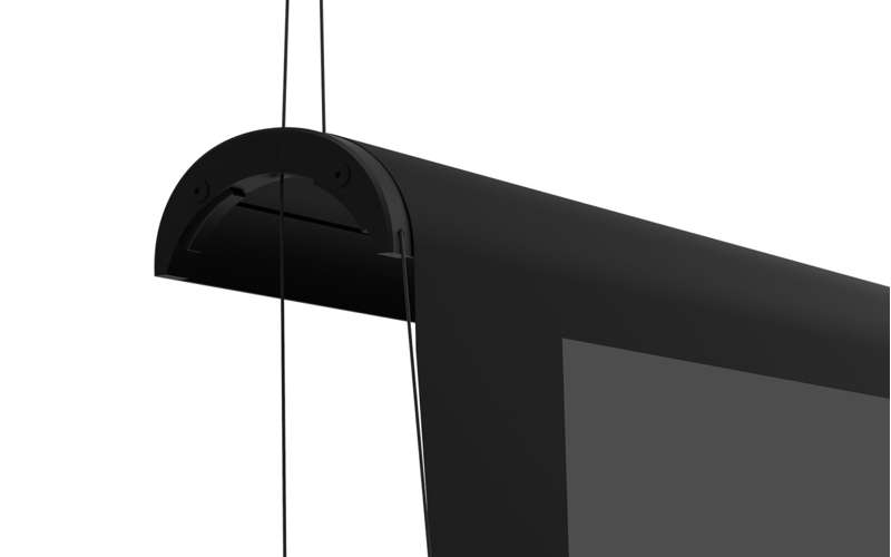 Screen Innovations Zero-G Motorized External Mount Screen, 65'' x 116'' with Slate 1.2 Material