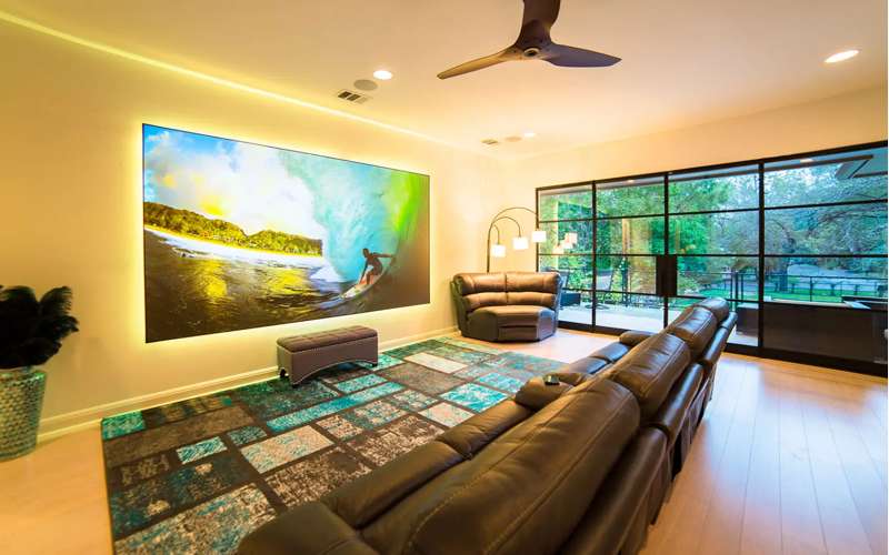 Screen Innovations Zero Edge  Series Frame Screen, 56'' x 90'' with Maestro White 2  Material