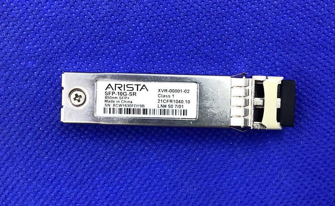 SFP-10G-SR XVR-00001-02 10GB 10Gbe 850nm 300m SFP+ Transceiver