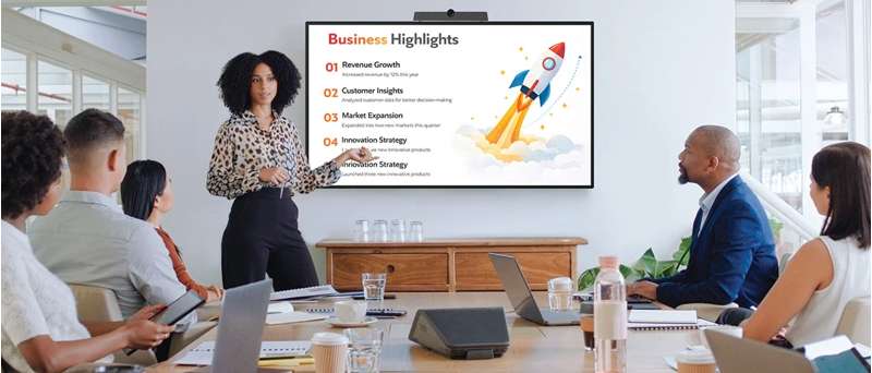 Sharp PN-LB863 AQUOS BOARD 86" EDLA-Certified 4K Touchscreen Collaboration Display