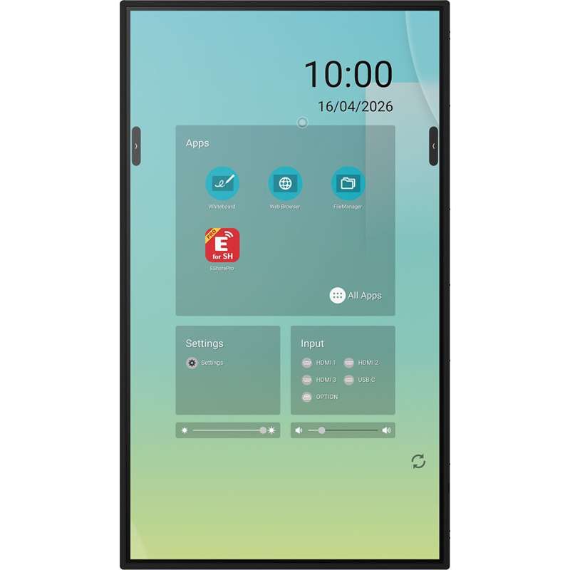 Sharp PN-LB863 AQUOS BOARD 86" EDLA-Certified 4K Touchscreen Collaboration Display