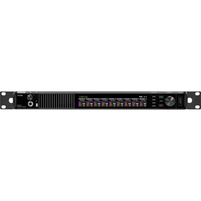 Shure ANX4 Scalable Wireless Receiver for Axient Digital and ULX-D Systems, DC Power