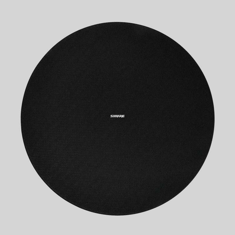Shure MXP-5 Ceiling Mount Passive Loudspeaker and New Construction Bracket - Black